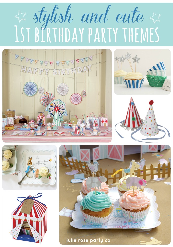Stylish 1st Birthday Party Themes Julie Rose Party Co